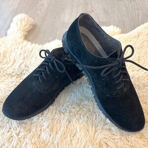 Cole Haan Zerogrand, Black Suede Sneaker, size 6